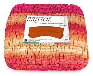 COPRIDIVANO ANGOLARE UNIVERSALE BRISTOL ETNICO BORDEAUX