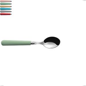 Cucchiaio da tavola, minestra macarons, Acciaio inox 18.10 lunghezza 204 mm manici in acrilico inox lucido