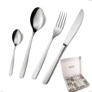 Cofanetto 24 pezzi medea, Acciaio inox Aisi 304 lucido, spessore 3 mm