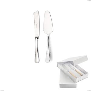 Confezione a libro 2 pezzi,paletta pi� coltello dolce da servizio Milano inox 18/10 , Acciaio inox 18/10 (AISI304) lucido a specchio, spessore 2,5 mm