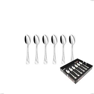 Confezione vetrina 6 pezzi moka Milano Inciso , 18/10 (AISI304) acciaio inox Lucido , spessore 2,5 mm