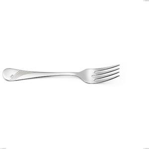 Forchetta pesce da servizio Milano Inciso , 18/10 (AISI304) acciaio inox Lucido Acciaio lucido finitura a specchio , manico inciso, spessore 2,5 mm mm, lunghezza 230 mm