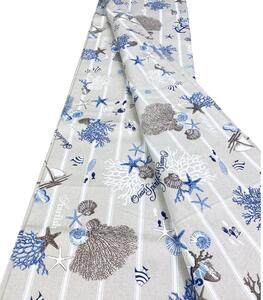 TELO ARREDO Copritutto GRAN FOULARD Copriletto COPRIDIVANO Tessuto DORY  RIGA BLU 1 PIAZZA