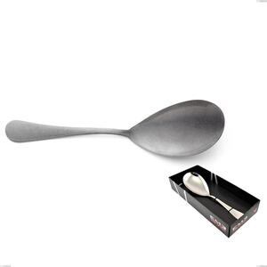 Confezione vetrina 1 pezzi pala riso milano retro, Acciaio inox (Aisi 304) vintage