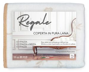 COPERTA pura lana REGALE VERGINE Matrimoniale