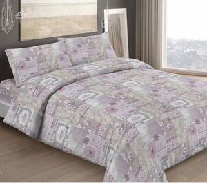 COPRIPIUMINO in flanella FLANELLATO SHABBY ROSA