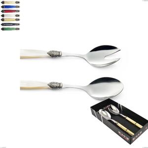 Confezione vetrina 2 pezzi insalata Mirage, Acciaio inox 18.10 (AISI 304)