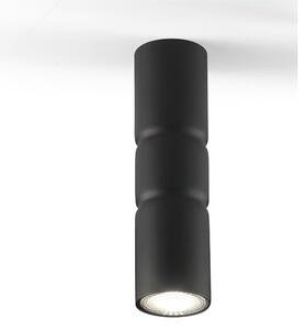 Plafoniera Applique da Muro struttura in metallo cromato modello Turbo Dimensioni 5x h 20 cm 1 x Max 50 Watt 0,8 kg Senza vetro colore Nero
