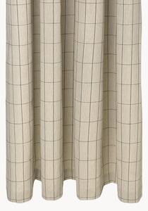 Tenda da doccia in cotone organico Chambray, idrorepellente
