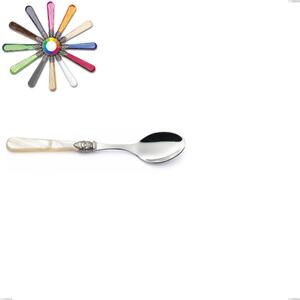 Cucchiaio dolce Napoleon Perlato, (acciaio 18.10 aisi304), Lunghezza 156 mmmanici in metacrilato