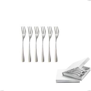 Confezione a libro 6 pezzi forchette dolce Onda, Acciaio inox (Aisi 304) lucido