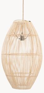 Lampada a sospensione in rattan tessuto a mano Zuri