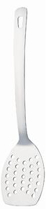 Pala Fritto a servire in acciaio 18/CMINI FLY MESTOLI 33 cm NICHEL FREE Con manico forato