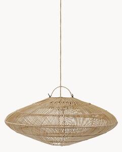 Lampada a sospensione in rattan tessuto a mano Macaron
