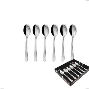 Confezione vetrina 6 pezzi caff� Portofino, Acciaio inox (Aisi 304) inox lucido