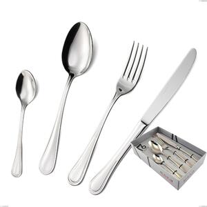 Confezione vetrina 16 pezzi privilege, Acciaio inox Aisi 304 Posate Lucide, spessore 2.5 mm