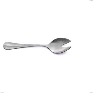 Coppia insalata Royal Retro, Acciaio inox 18-10 finitura vintage, spessore 2.5 mm, lunghezza 233 mm