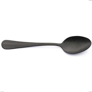 Cucchiaio tavola Royal Retr� PVD Black, Acciaio inox 18/10 antico, spessore 2.5 mm, lunghezza 205 mm, pvd black