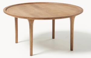 Tavolino rotondo in legno di mango Jeani
