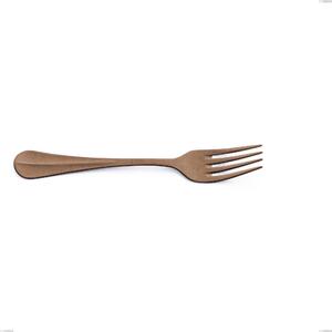 Forchetta da servizio Royal Retr� PVD Chocolate, Acciaio 18/10 antico, spessore 2.5 mm, lunghezza 233 mm, pvd chocolate