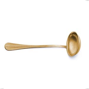 Mestolo Royal Retr� PVD Gold, Acciaio 18/10 antico, spessore 2.5 mm, lunghezza 287 mm, pvd oro