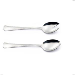 Coppia insalata Savoia, Acciaio inox 18.10 (AISI304), spessore 2.5 mm, Lunghezza 225 mm