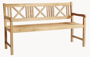 Panca da giardino in legno di teak Rosenborg