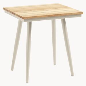 Tavolino da giardino con piano in legno di teak Rio