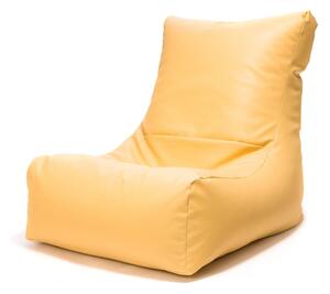 Sakura pouf poltrona sacco seduta in ecopelle schienale alto