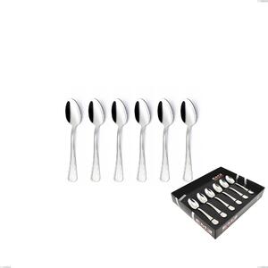 Confezione vetrina 6 pezzi moka Savoia, Acciaio inox 18.10 (AISI304), spessore 2.5 mm