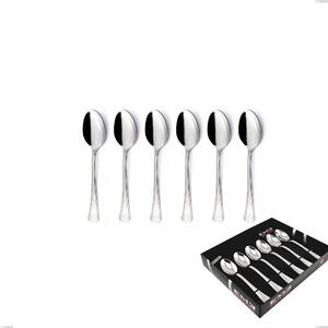 Confezione vetrina 6 pezzi caff� Savoia, Acciaio inox 18.10 (AISI304), spessore 2.5 mm