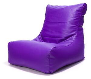 Sakura pouf poltrona sacco seduta in ecopelle schienale alto