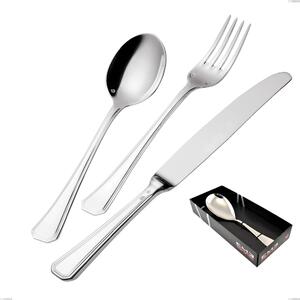 Confezione vetrina 1 pezzi pala riso Savoia Argentato 3 mm spessore argento 25 micron, Acciaio inox 18/10 (AISI304) Argento 25 micron, spessore 3 mm