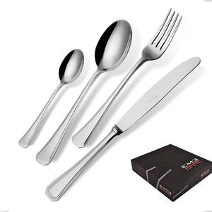 Set di posate 75 pezzi Savoia in confezione regalo, Acciaio inox 18.10 (AISI304), spessore 2.5 mm