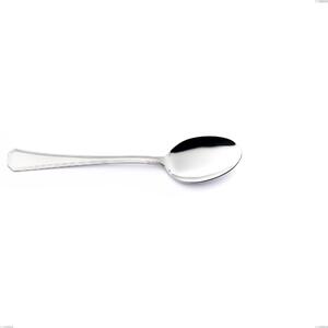 Cucchiaio da tavola, minestra Savoia Argento 8 micron, Acciaio inox Aisi 304 Finitura Argentata, spessore argento 8 micron, spessore posata 3 mm, lunghezza 200 mm