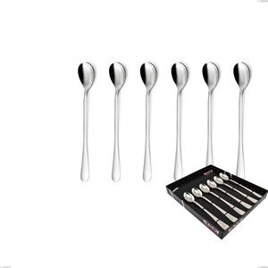 Confezione vetrina 6 pezzi cucchiaini bibita Segno, Acciaio inox 18/10 (AISI304), spessore 1.8 mm