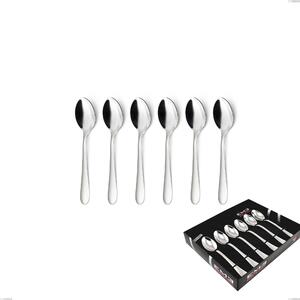 Confezione vetrina 6 pezzi caff� Segno, Acciaio inox 18/10 (AISI304), spessore 1.8 mm
