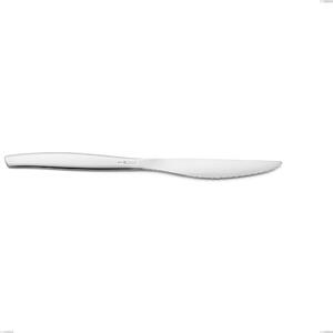 Coltello da tavola SHARK Sabbiato in acciaio 18.C AISI430, lunghezza 234 mm adatto come coltello bistecca manico in acciaio Satinato lavabili in lavastoviglie