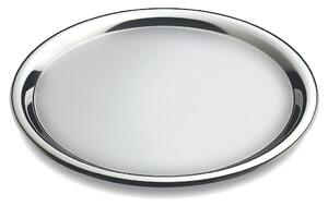 Vassoio Rotondo Piano Convivio � 35 cm con bordo inox lucido ed interno in acciaio sabbiato
