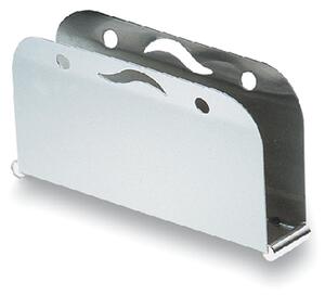 Portatovaglioli verticale 19 cm Linea Traforati in acciaio inox Lucido