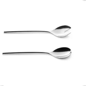 Coppia insalata Vanity, Acciaio inox 18/10 (AISI304), forgiate, spessore 8 mm Lunghezza 243 mm