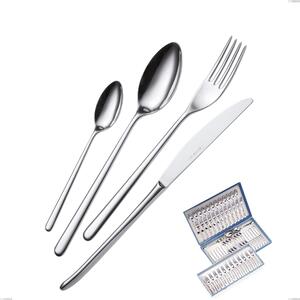 Servizio di posate 75 pezzi in astuccio regalo Venice, Acciaio inox 18/10 (AISI304), spessore 4.00 mm