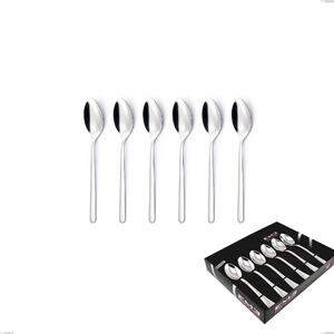 Confezione vetrina 6 pezzi caff� Venice, 152 mm Acciaio inox 18/10 (AISI304), spessore 4.00 mm