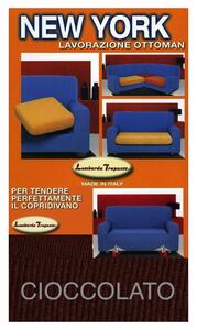 COPRIDIVANO NEW YORK CIOCCOLATO made in Italy Poltrona cm. 60-100