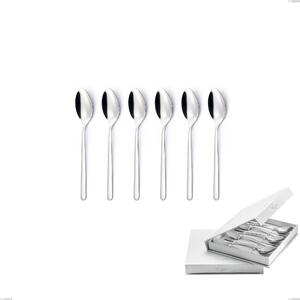 Confezione a libro 6 pezzi cucchiaini caff� Venice, Acciaio inox 18/10 (AISI304), spessore 4.00 mm