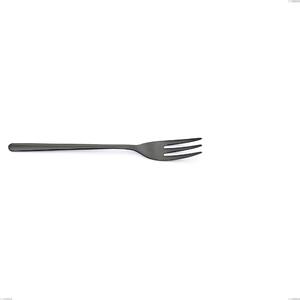 Forchetta dolce Venice Gun Metal, Acciaio Inox 18-10 trattamento pvd canna di fucile, spessore 4 mm, lunghezza 171 mm