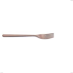 Forchetta frutta Venice Copper Bronze, Acciaio Inox 18-10 trattamento pvd bronzo, spessore 4 mm, lunghezza 200 mm