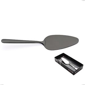 Confezione vetrina 1 pezzo pala torta Venice Gun Metal, Acciaio Inox 18-10 trattamento pvd canna di fucile, spessore 4 mm