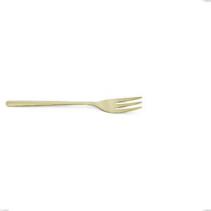 Forchetta dolce Venice Tin Gold, Acciaio Inox 18-10 trattamento pvd oro, spessore 4 mm, lunghezza 171 mm
