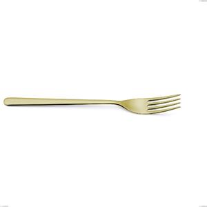 Forchetta da servizio Venice Tin Gold, Acciaio Inox 18-10 trattamento pvd oro, spessore 4 mm, lunghezza 262 mm
